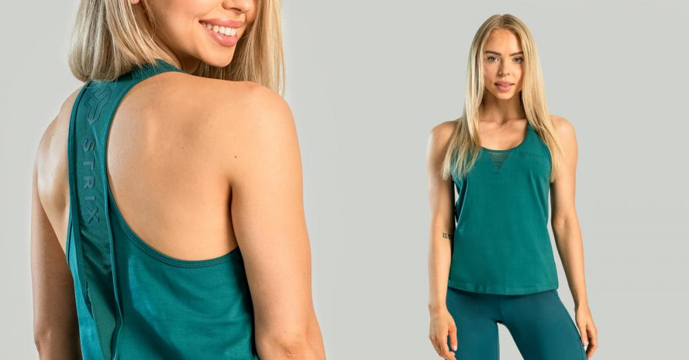 Women‘s Essential Tank Top Deep Teal - STRIX