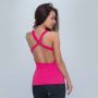 Дамски потник Crossed Hot Pink - GymBeam