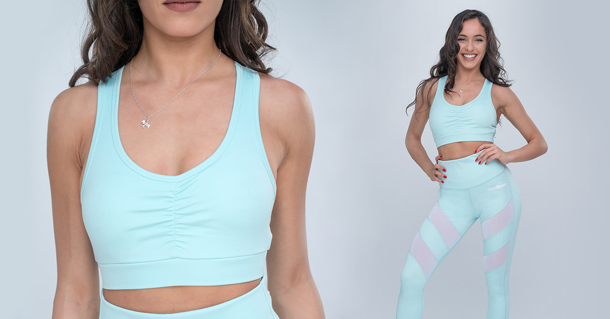 Спортен сутиен Fave Mint - GymBeam